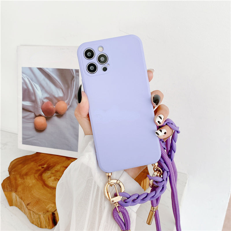 Protecsrapt™ coque avec lanière pour iPhone