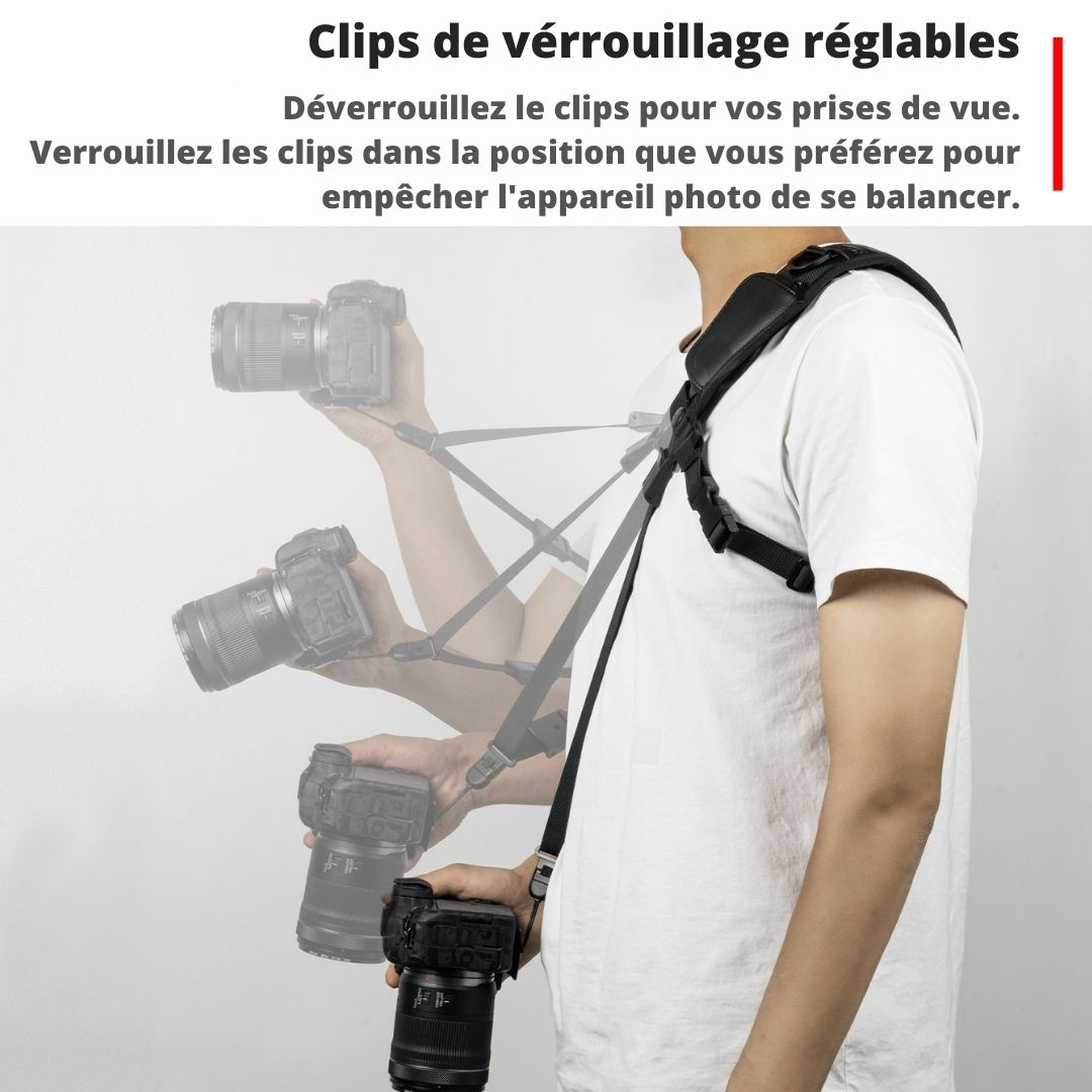 KiK-Strap™ Harnais universel pour caméra et appareil photo