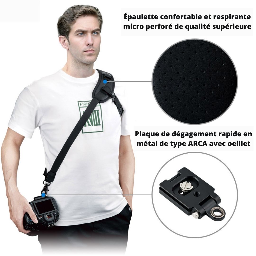 KiK-Strap™ Harnais universel pour caméra et appareil photo