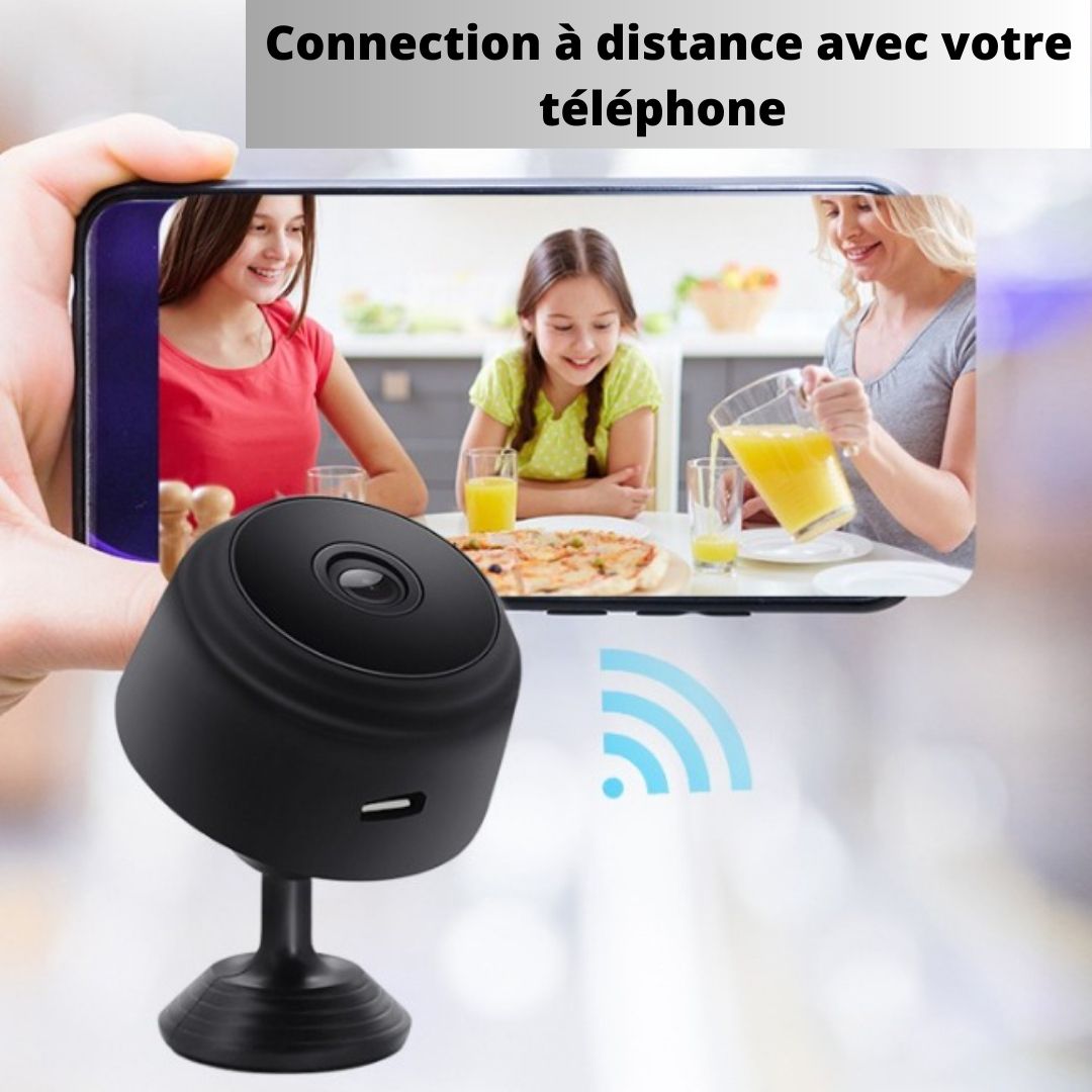 MiniScope™ caméra de surveillance WiFi HD 1080p vision nocturne