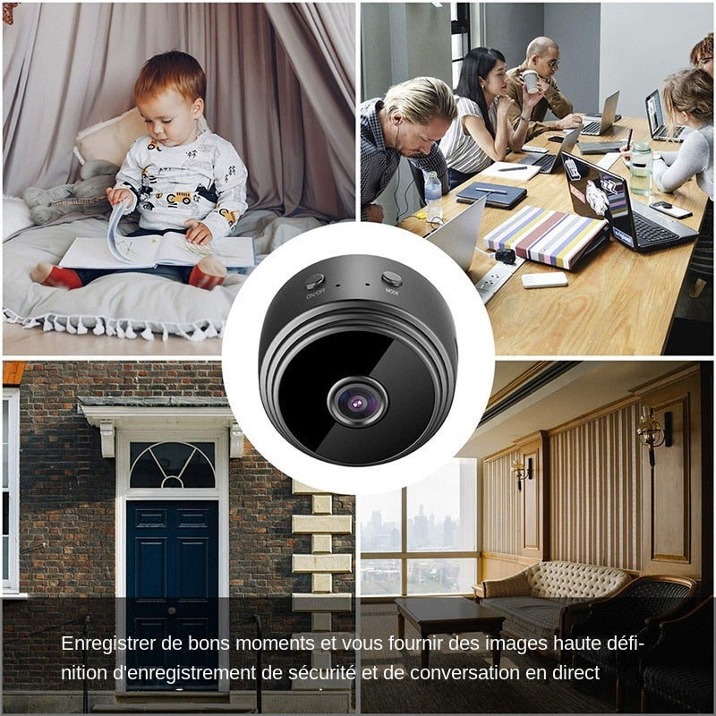 MiniScope™ caméra de surveillance WiFi HD 1080p vision nocturne